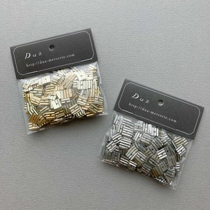 〈再入荷〉デコボコ中心穴あきスクエアスパンコールパック