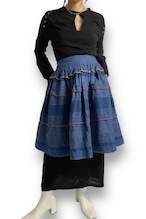 Denims flare skirt Made in France