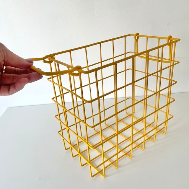 Yellow wire rack ワイヤーラック w38.5cm×15cm×h26cm | YAY! -Art