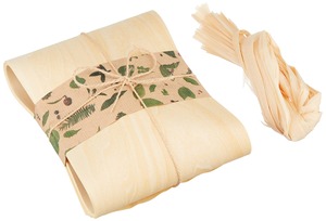 【努力特価】ヤマコー 弁当 ラップ 経木 おにぎり Naturalis うすかわ天然木 日本製 10枚 12×42cm 88546