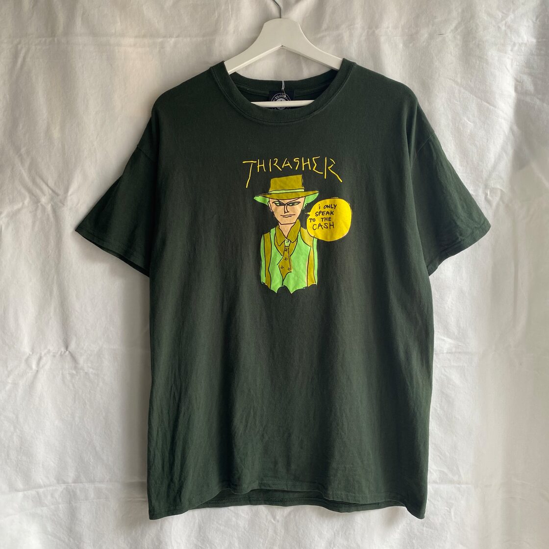 Old THRASHER MAGAZINE T-Shirt / vintage ビンテージ 年代 old skate  