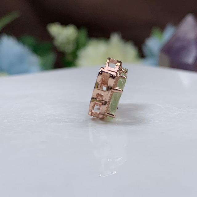 3.トルマリン蝶々・貫通穴☆パーツ