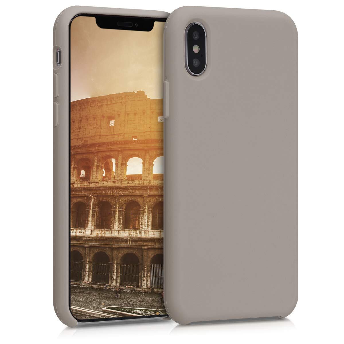 【新着特価】kwmobile スマホケース Apple iPhone XS対応 ケース - TPU リキッド シリコン カバー - 耐衝撃 傷防止 サラサラ Case