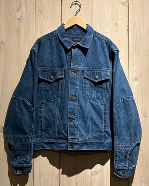 【a.k.a.C.a.k.a vintage】"Calvin Klein" 90〜00's Tracker Denim Jacket