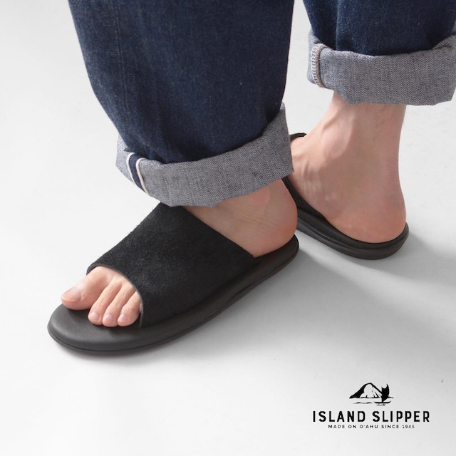 ISLAND SLIPPER [アイランドスリッパ] SHOWER SANDAL [PB705BHR] シャワーサンダル・シンプル・タウンユース・リゾート・レザー・スウェード・MEN'S [2023SS]