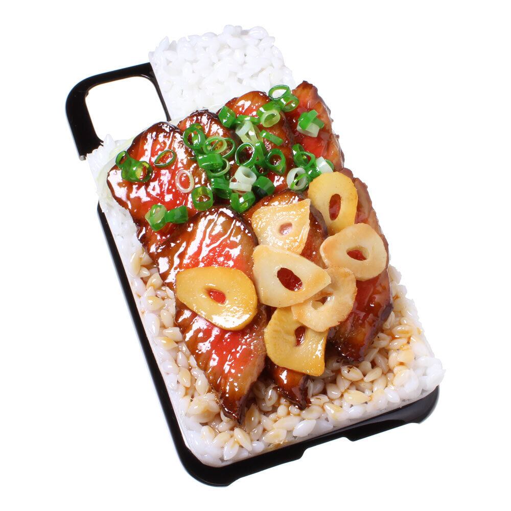 8000 食品サンプル屋さんのスマホケース Iphone11 11 Pro 11 Pro Max ステーキ丼 メール便不可 アトリエクック