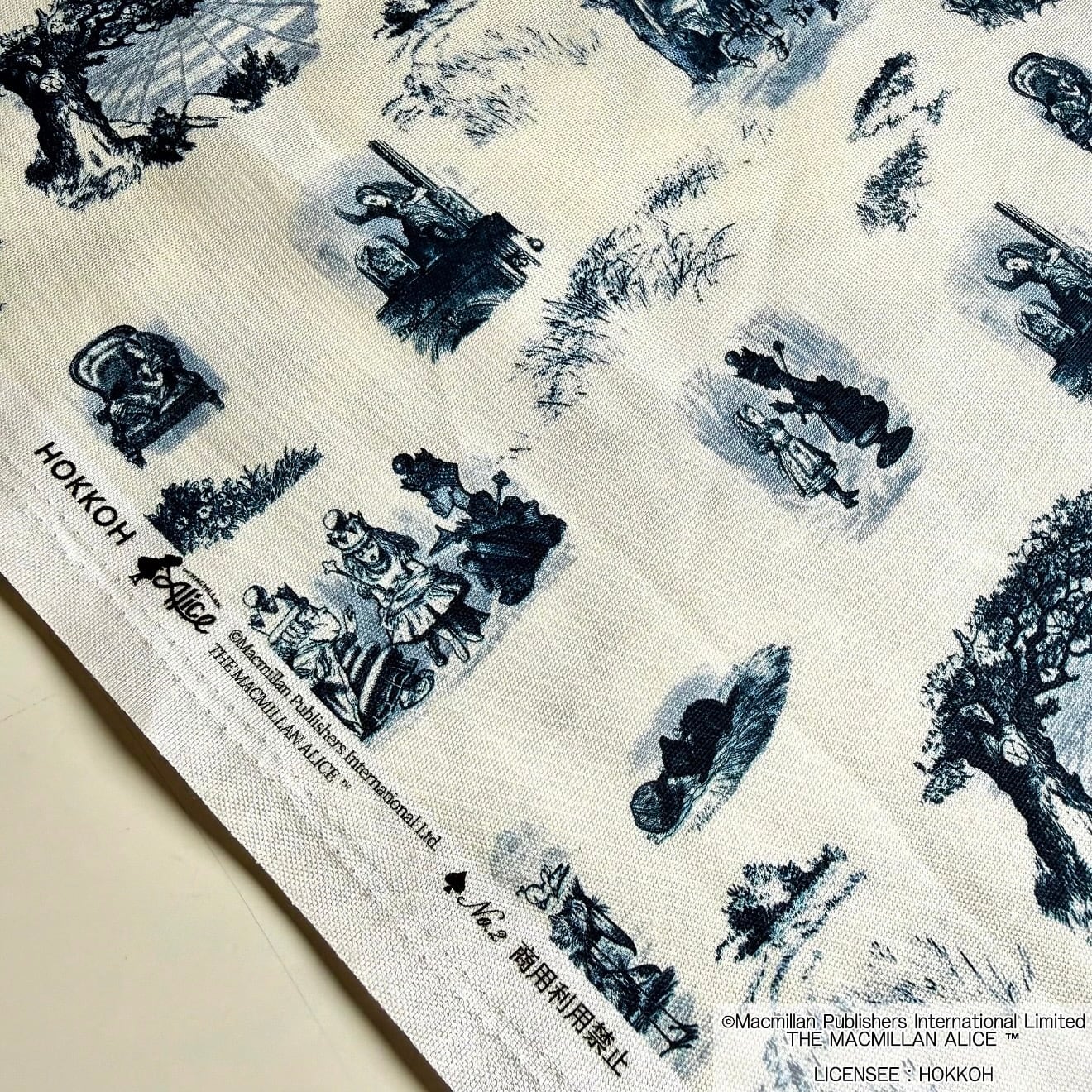 Looking-glass Land 綿オックス AF-1010-2 マクミランアリスコラボ商品