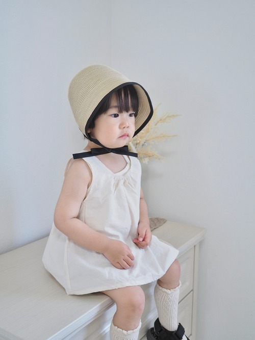 ꒰ 即納 ꒱ button sleeveless blouse / minirobe