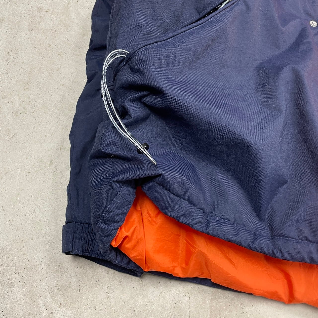 【COLN】nylon windbreaker hoodie tech y2k