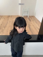 〖取寄〗韓国子供服 / 26winter / Digreen / モナチェックシャツ / キッズ / 冬服 *S~2XL*