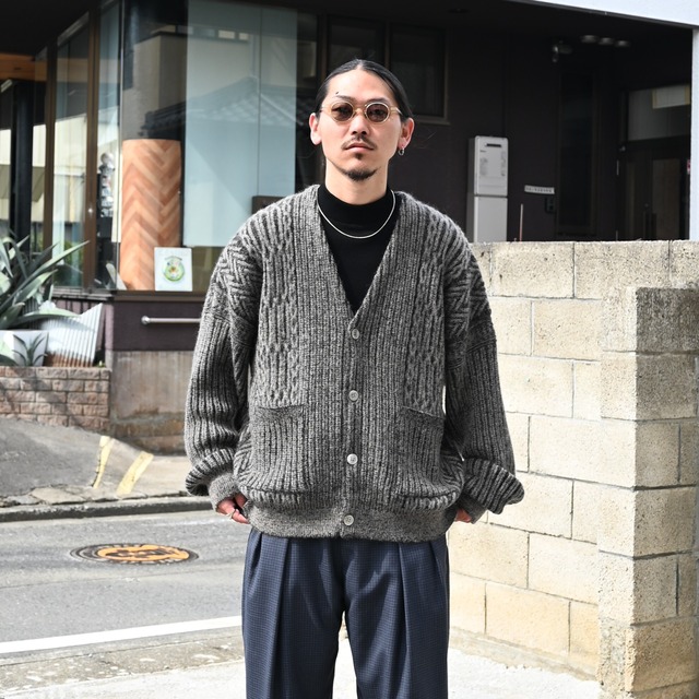 YASHIKI / Sekkei mohair Cardigan