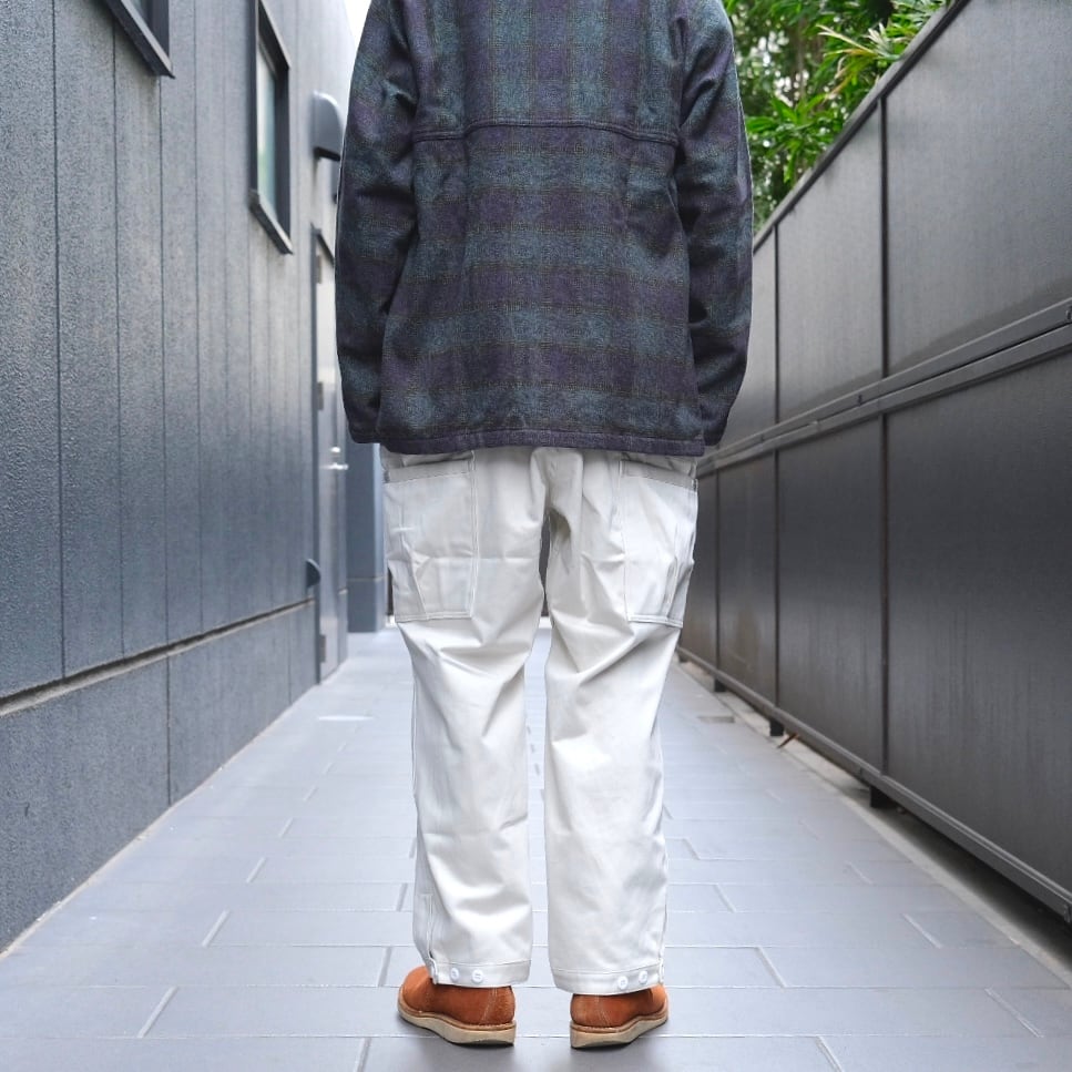 SASSAFRAS(ササフラス) / Overgrown Pants 4/5 -Ivory-(SF-252283) | Signs