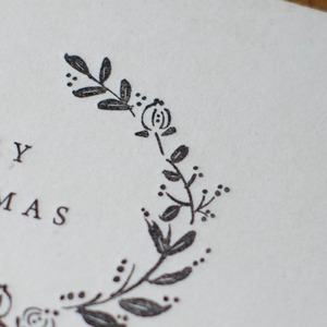 大枝活版室 / X'm mini card&envelope 〈クリスマス カード・ギフトカード・活版・メッセージカード〉
