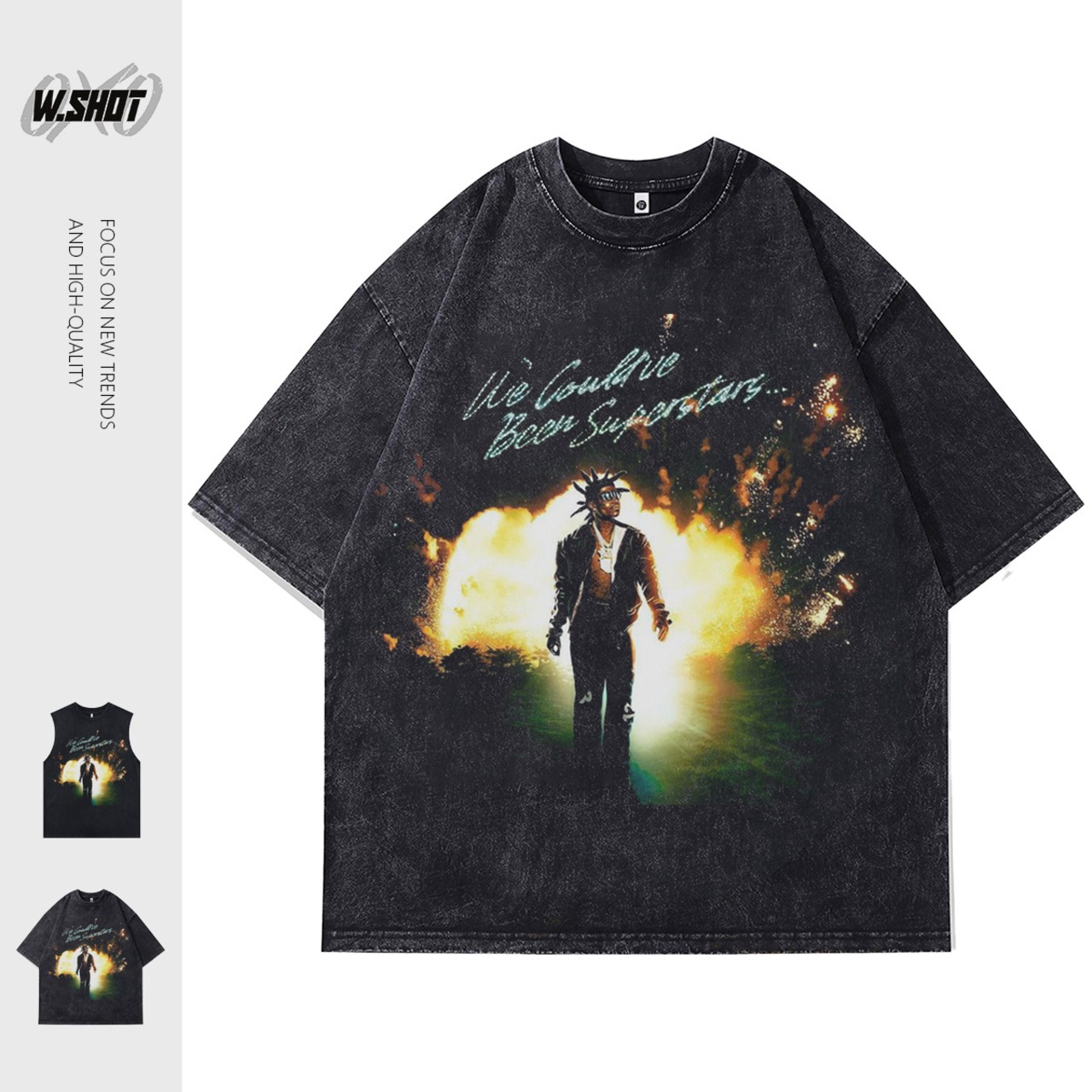 VINTAGE ストリート BOMB Tシャツ T915