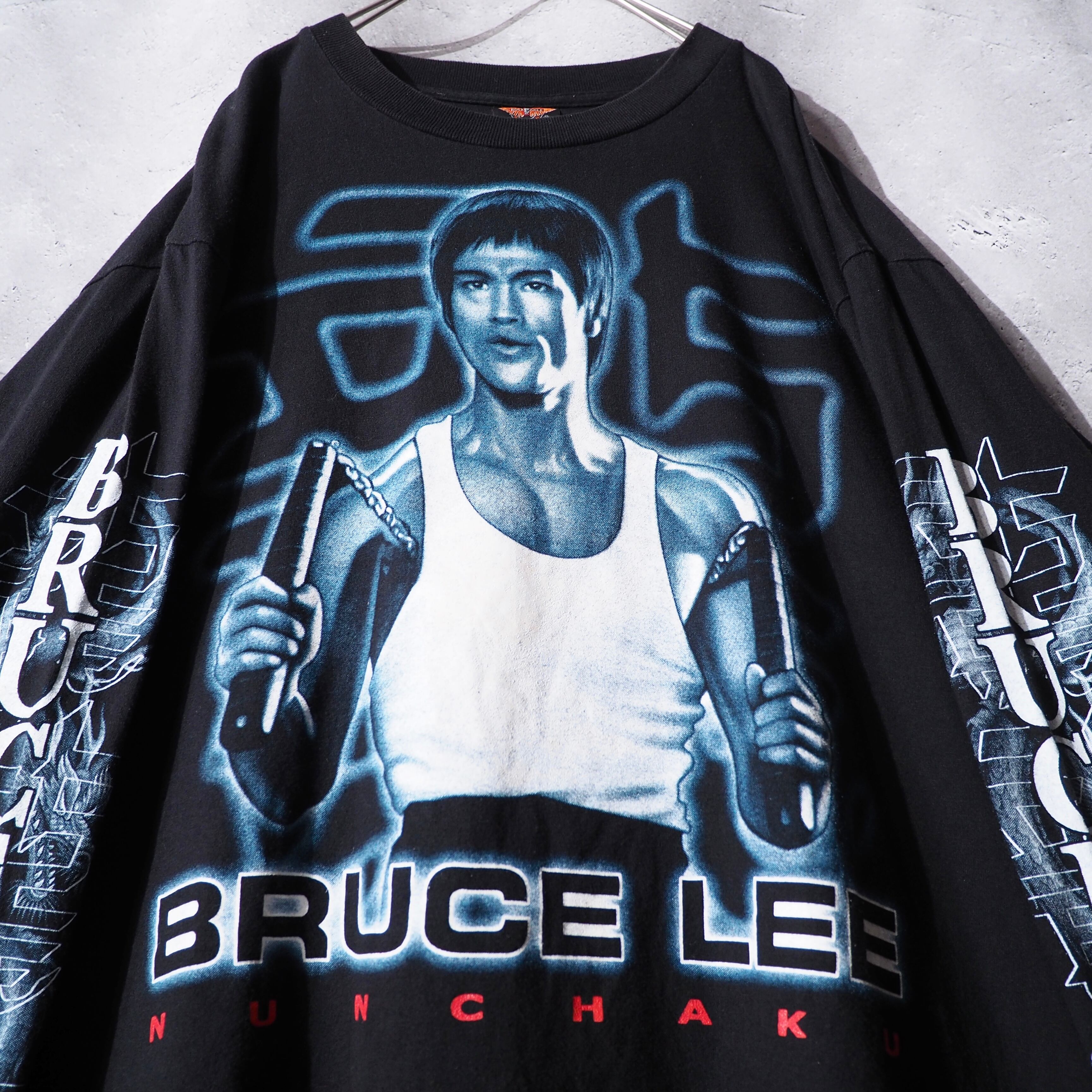 1990s ” Bruce Lee Enter the Dragon ” printed vintage long sleeve Tee