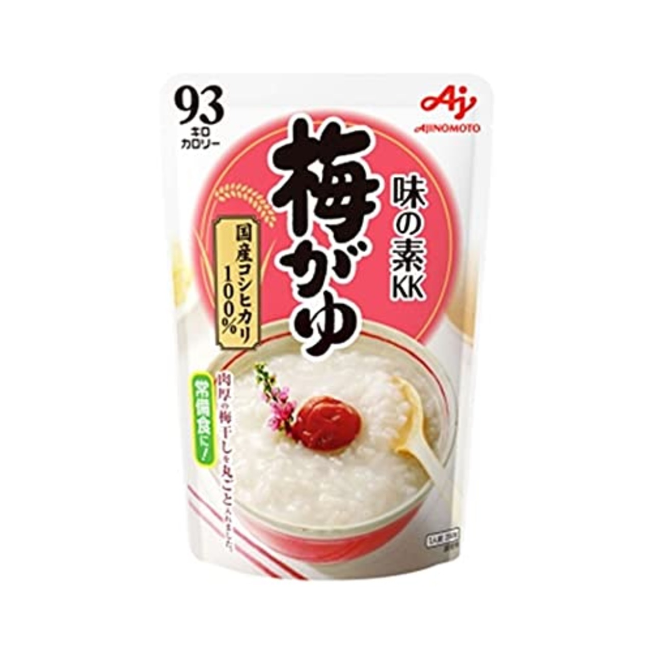 味の素KK おかゆ 白がゆ250g、玉子がゆ250g、小豆がゆ250g、梅がゆ250g、紅鮭がゆ250g 【5種アソート】 各1個セット