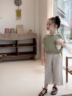 [aiai] Natural Stripe Pants / [아이아이] 내츄럴스트라이프팬츠