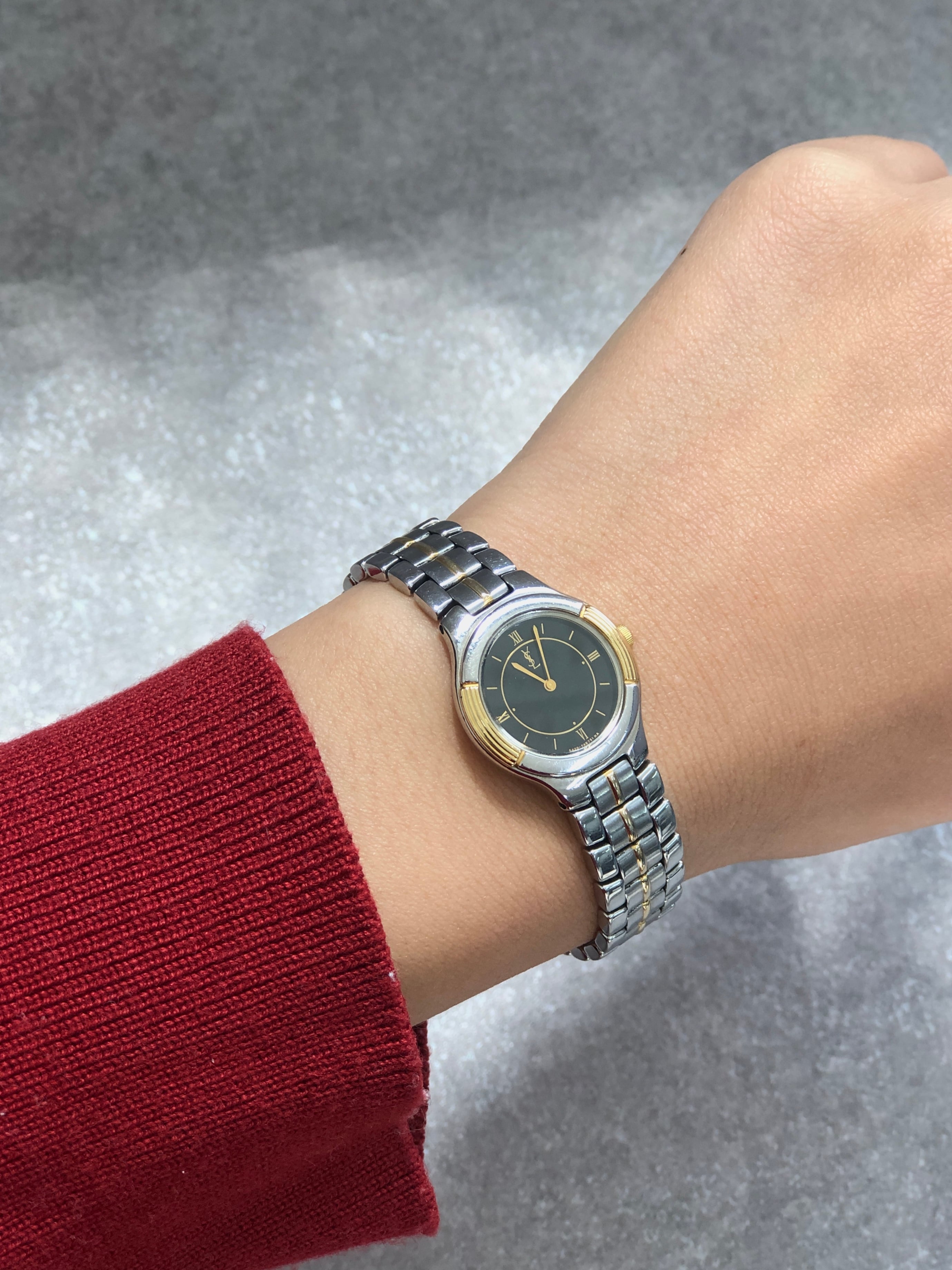 Yves Saint Laurent イヴ・サンローラン 腕時計 シルバー ゴールド YSL