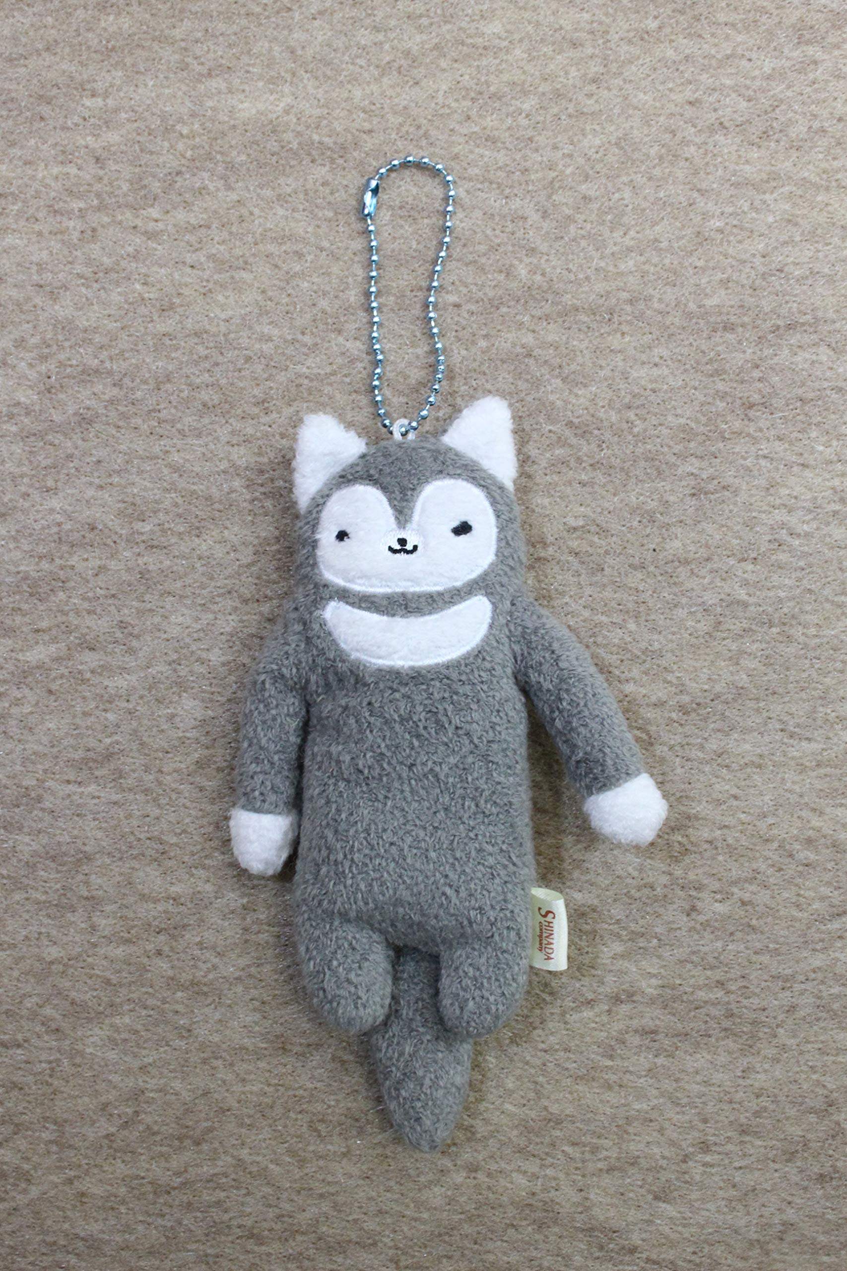 【特価処分】シナダ フモフモさん マスコット ルフダークグレー