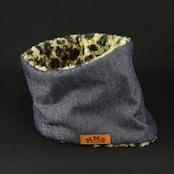 ROBIN NECK WARMER デニムBL&ワイルドイエロー