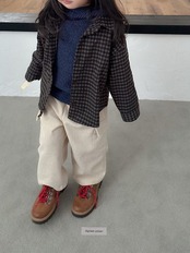 〖取寄〗韓国子供服 / 26winter / Digreen / モナチェックシャツ / キッズ / 冬服 *S~2XL*