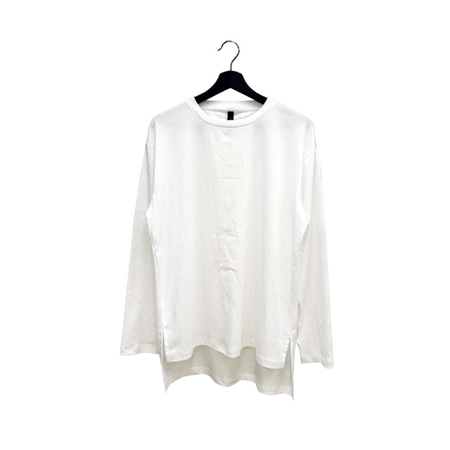 S7Gwear　プリント長袖Tシャツ S7-TN1804 WHITE (block)