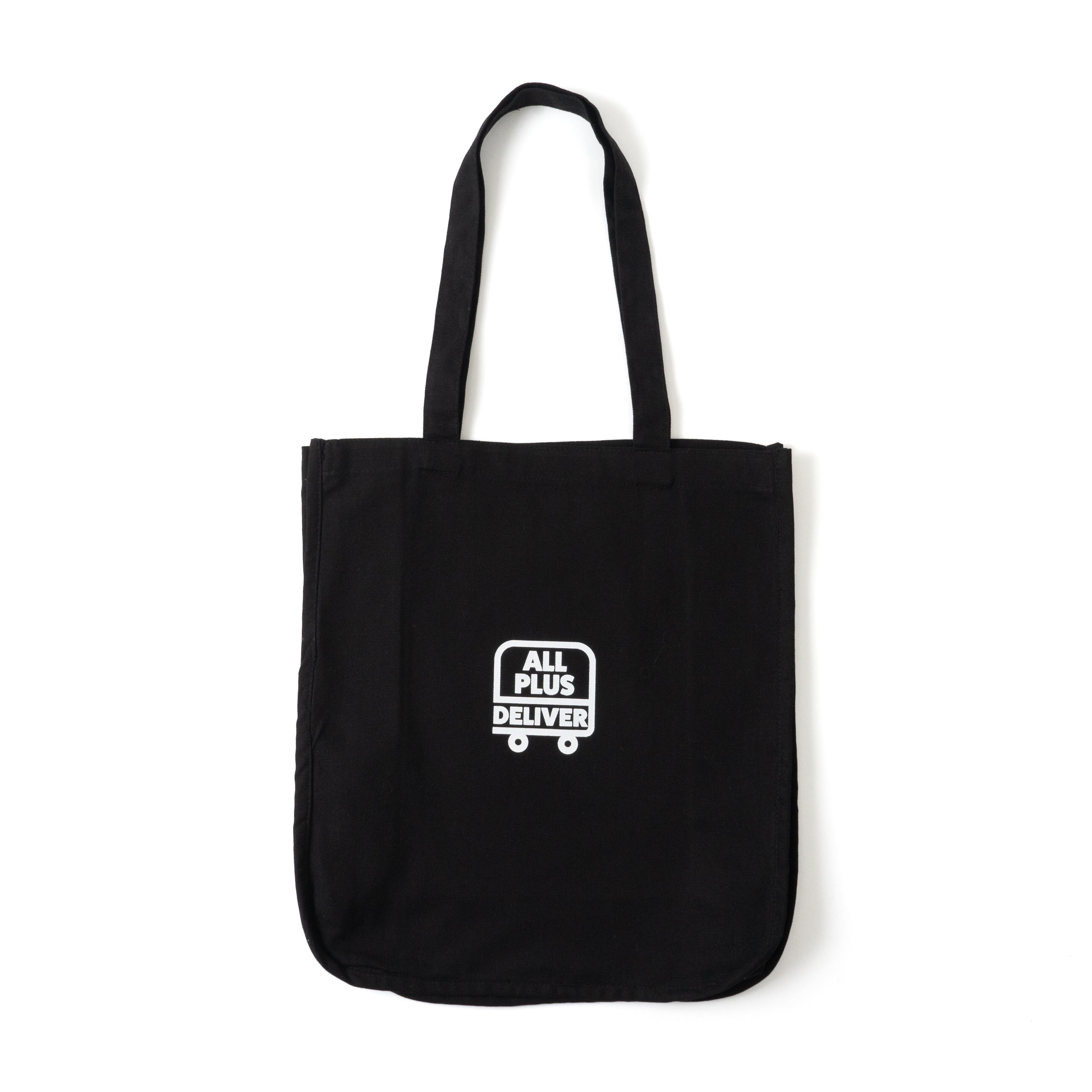 ALPSDR LOGO TOTE BAG / BLACK × WHITE