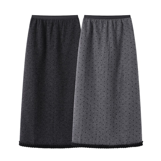 Polka dot straight skirt　B3934