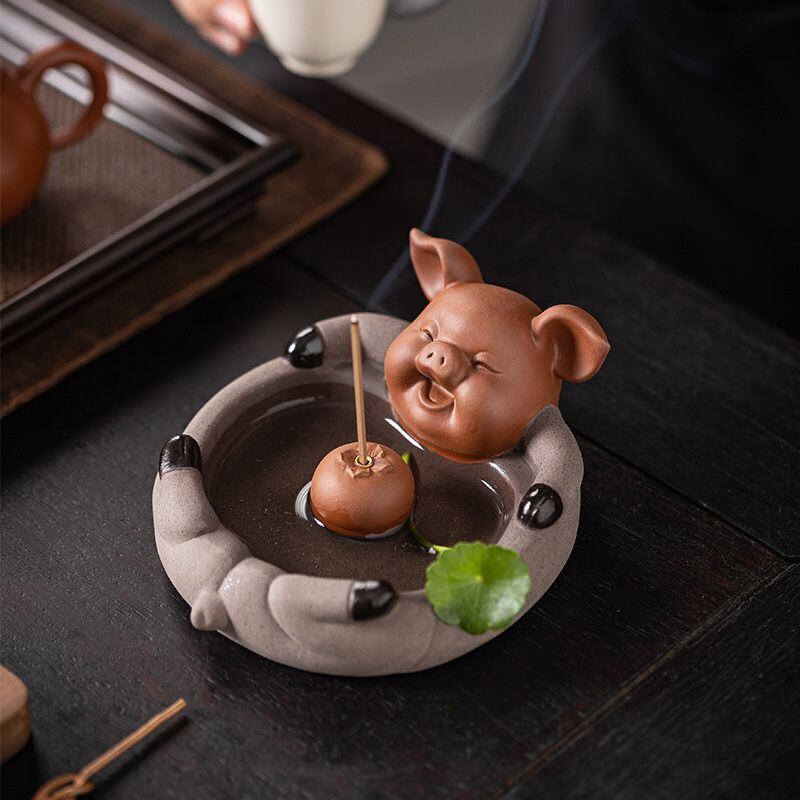 古い置物　幸運が舞い降りるかも 古い置物 幸運が舞い降りるかも