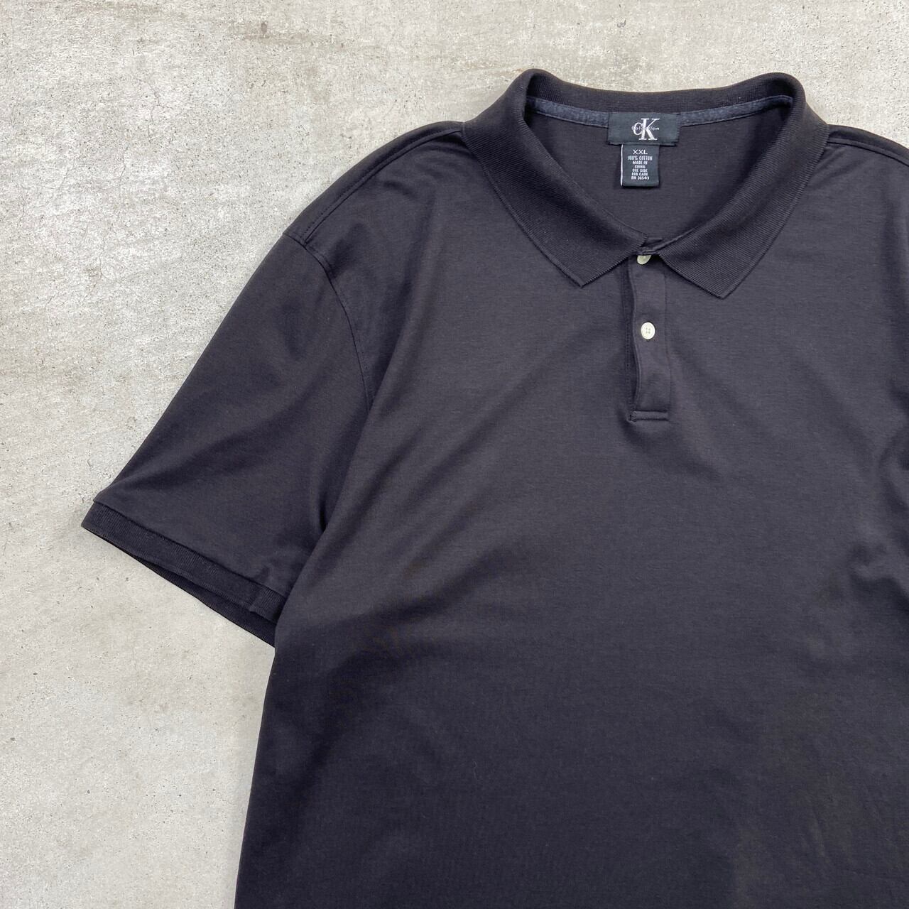 Calvin Klein CK カルバンクライン ポロシャツ フライス メンズ2XL