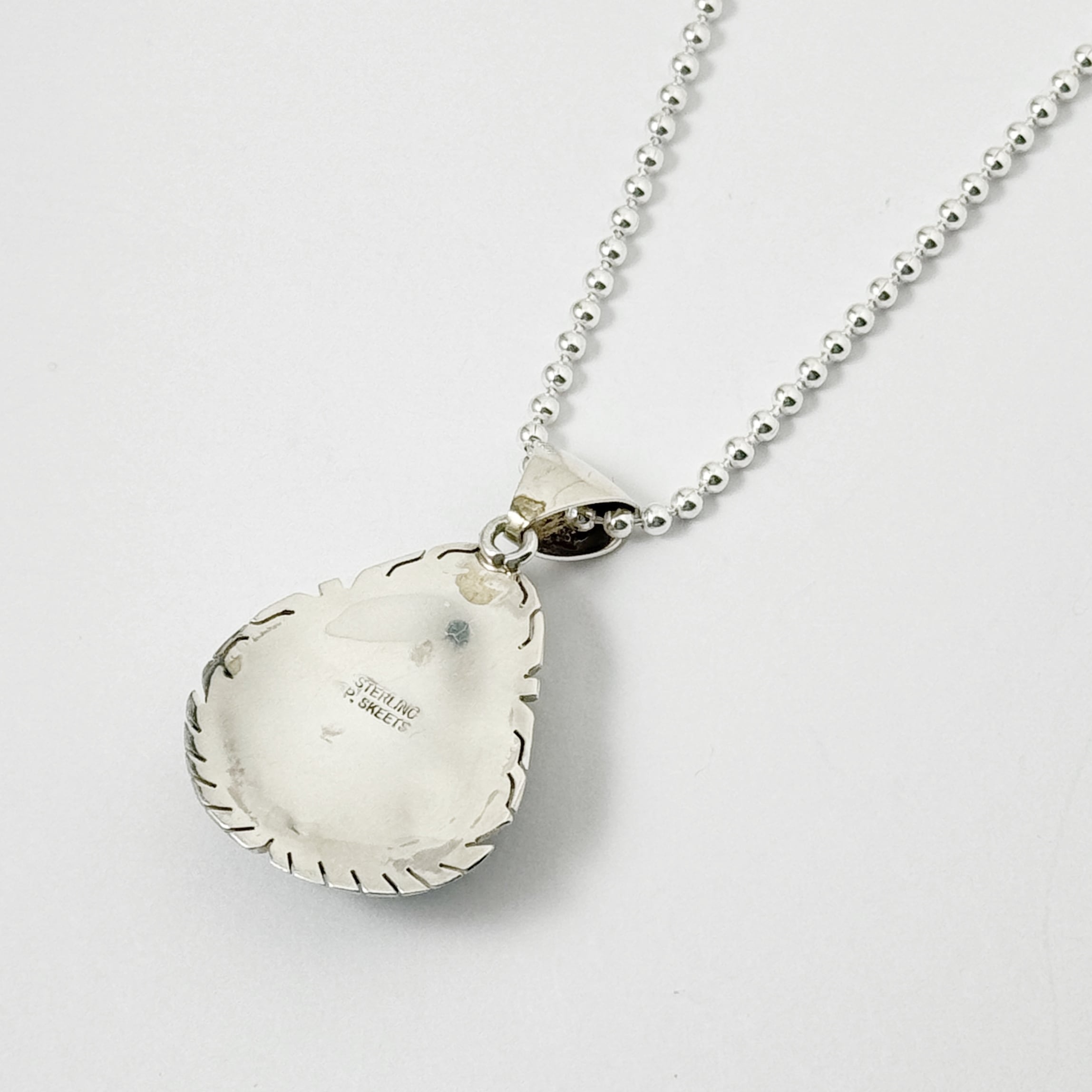 Indian Jewelry 》PEGGY SKEETS キングマン ターコイズ ドロップ