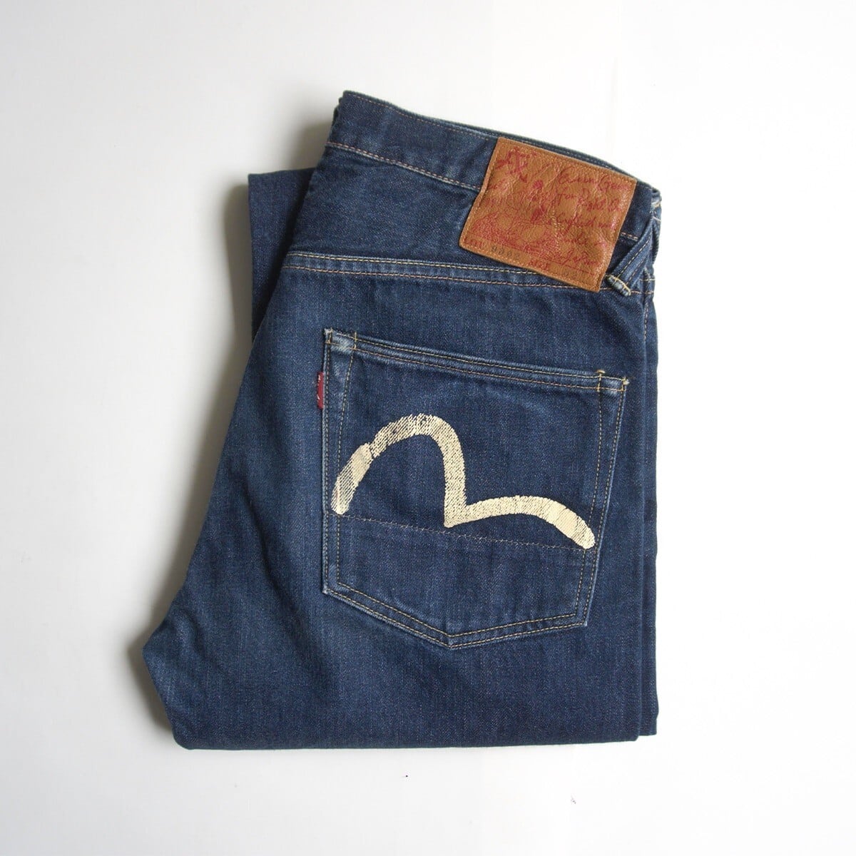 雰囲気抜群/濃紺】EVISU 【LOT.2000 デニムパンツ】32×35 エビス