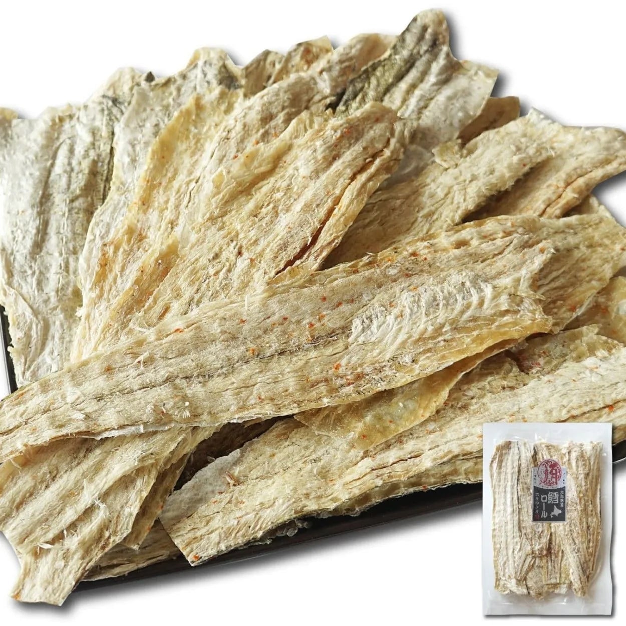 やぎたら 干したら たらロール 400g 北海道産 皮つき 鱈 おつまみ 珍味 干しタラ