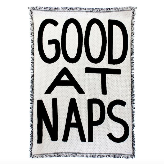 CALHOUN&CO.GOOD AT NAPS THROW BLANKET ブランケット | YAY! -Art Design&Household goods- CALHOUN&CO.GOOD AT NAPS THROW BLANKET ブランケット | YAY! -Art Design&Household goods-