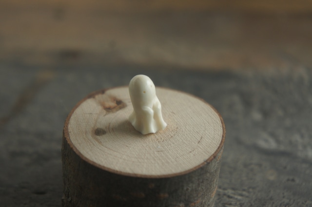 鹿角彫刻「兎角亀毛」鹿の角の小さいおばけ【１３４】