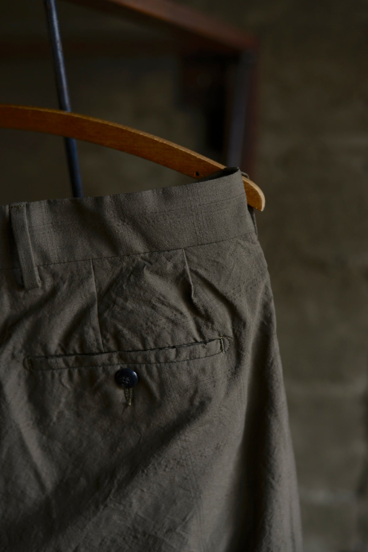 NICENESS / W.SCHENKER FLYING V CHECK TROUSERS | tatazumaiizumai
