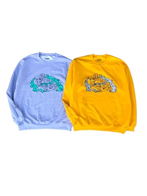 QUEST x SEAR COLAB CREWNECK SWEAT. SUPPROT BY REVERSE