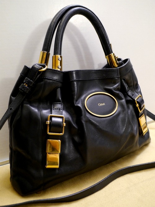 レア◆Chloe クロエ ヴィクトリア ハンドショルダー 2way レザー バッグ◆ スタイリッシュな表情が人気のヴィクトリアから希少な2wayモデル 