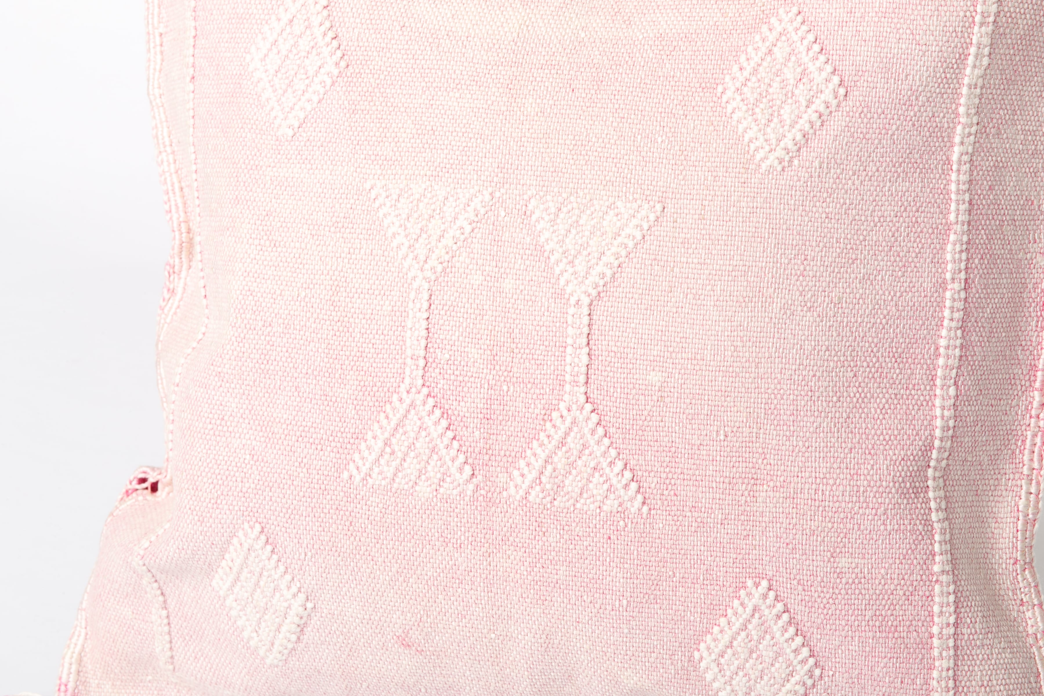 カクタスクッション Square Pale Pink | モロッコ雑貨 Chez Nano