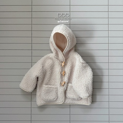 cream XS［即納］bebe / dumble hood jumper / bella bambina25winter