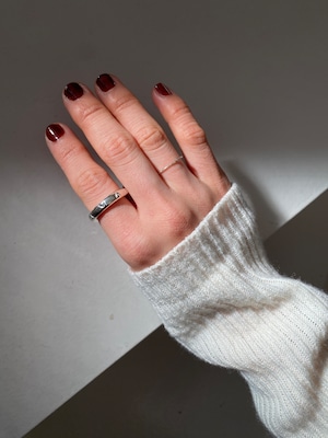 leaf ring / silver