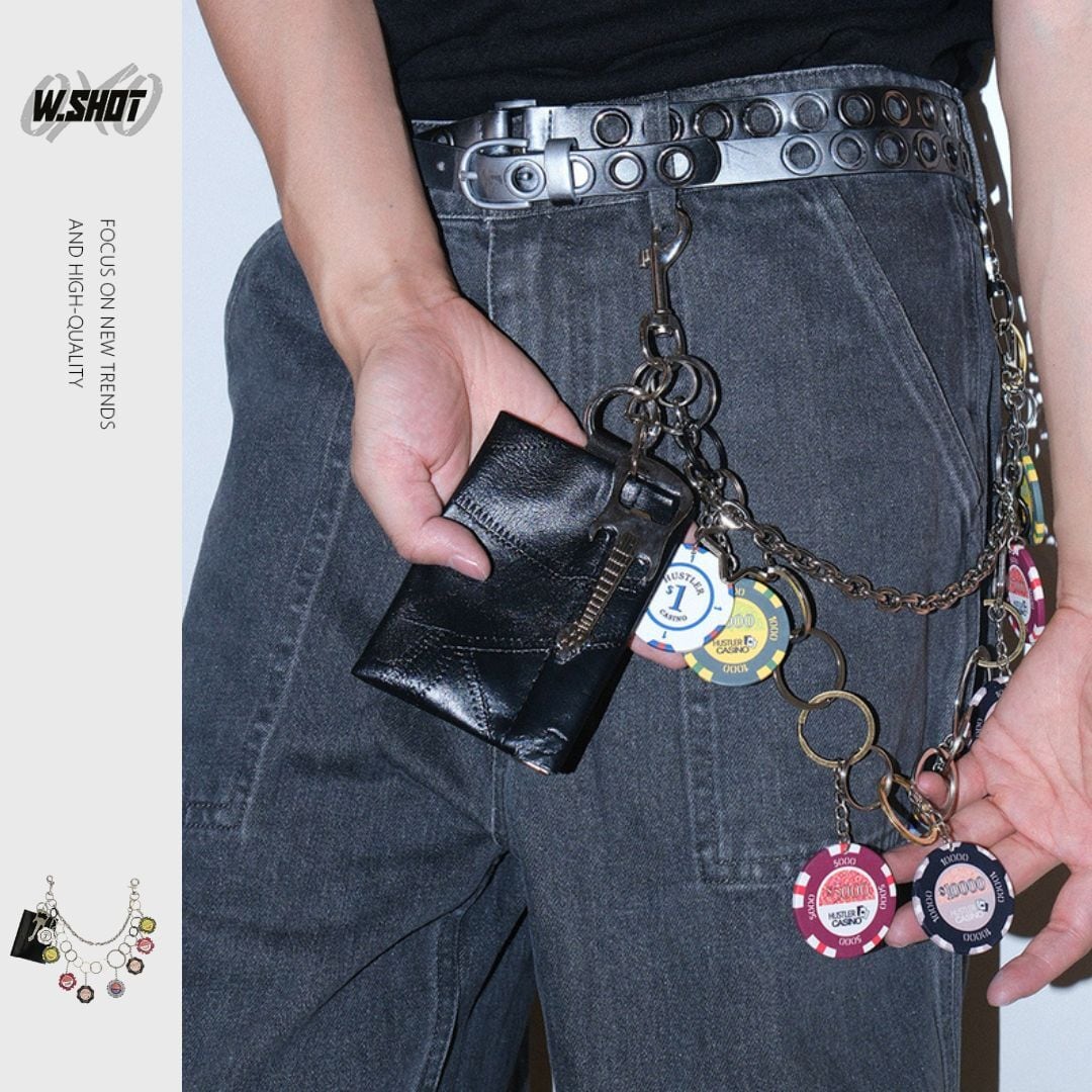 チップコインケース付き ウォレットチェーン G212 | wshot