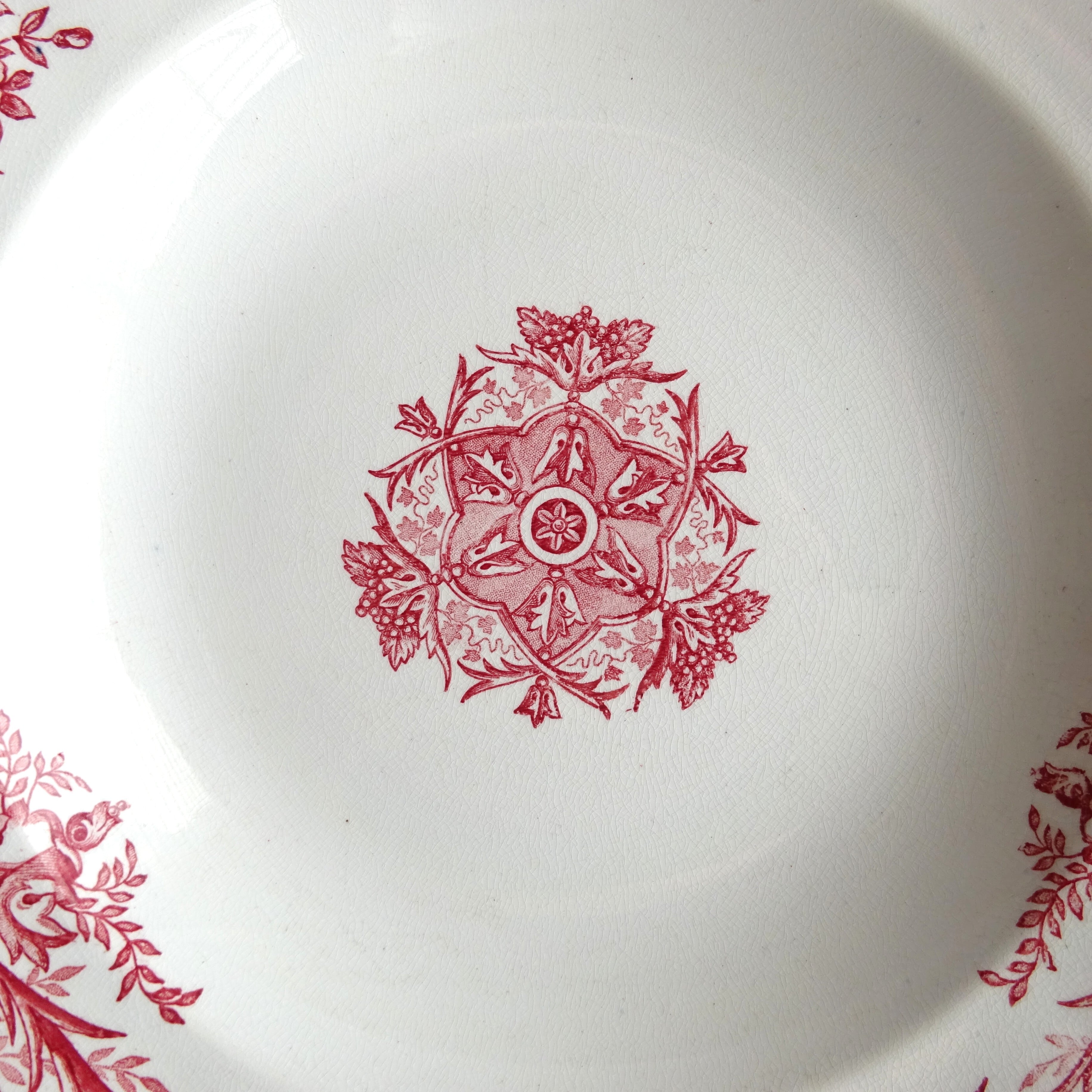 ☆ F F PEXONNE modèle Louis XVI assiette creuse (A)