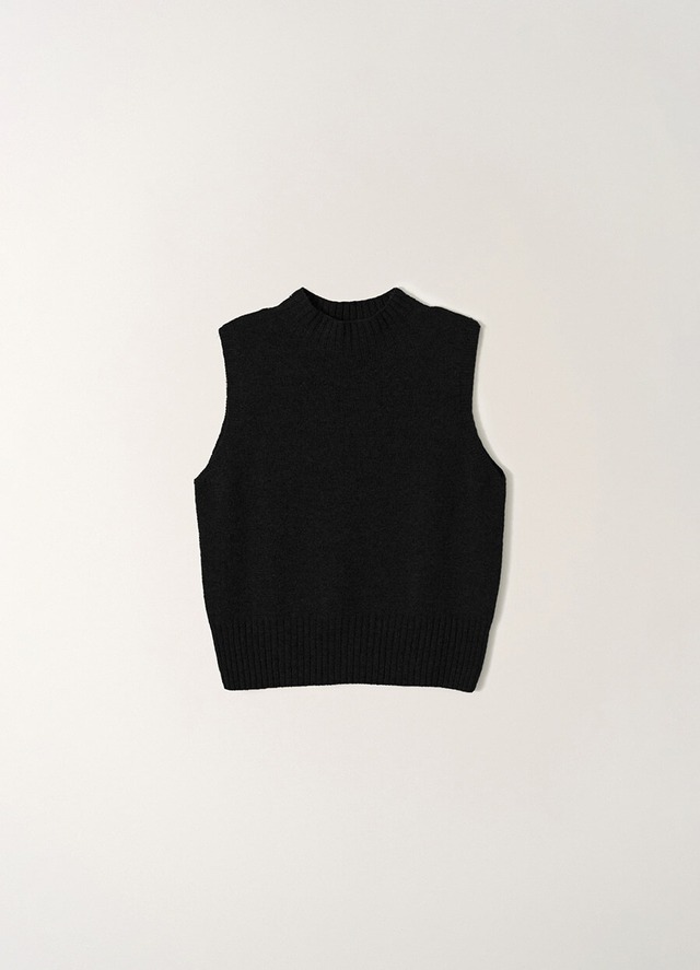 [NOTHING WRITTEN] Cole knit vest (Black) 正規品 韓国ブランド 韓国通販 韓国代行 韓国ファッション ナッシングリトゥン 日本 店舗