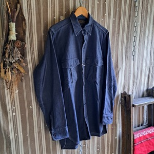アメリカ製 Eddie Bauer シャモアシャツ used [410058]