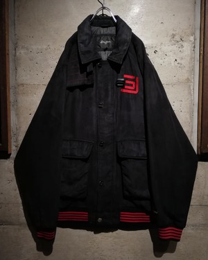 【Caka】“SEAN JOHN“ Vintage Loose Faux Suede Padded Jacket