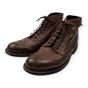 leather ウイングチップ レザー ブーツ サイズ 42 /ブラウン/本革/Goodyear Welted/約26.5cm~27.0cm程度