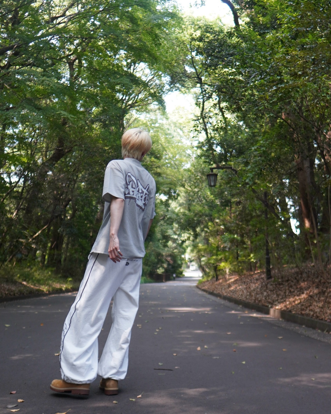 primaras×kinmedaiコラボ2弾ワッフルTee／グレー