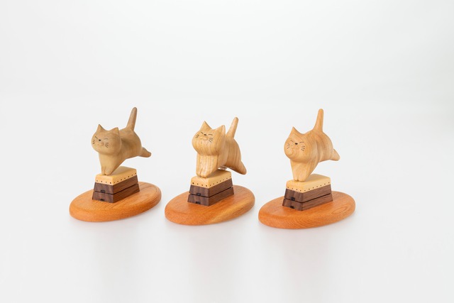 体育会系ねこ三兄弟(とび箱ねこ)（入荷待ち・予約優先販売）
