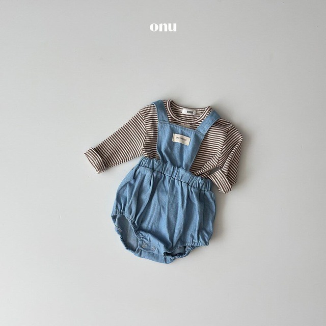 予約⌇ONU / Denim melange suit baby (12M)